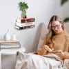 Floating Bookshelf Invisible Heavy Duty Metal Shelves For Books Multifunctional Storage Tools Suitable For Home Living Room 2