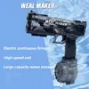 Automatic Water Electric Gun Shooting Toys Water Spray Pistol for Pool Portable High Pressure Watergun Summer Games for Children 3