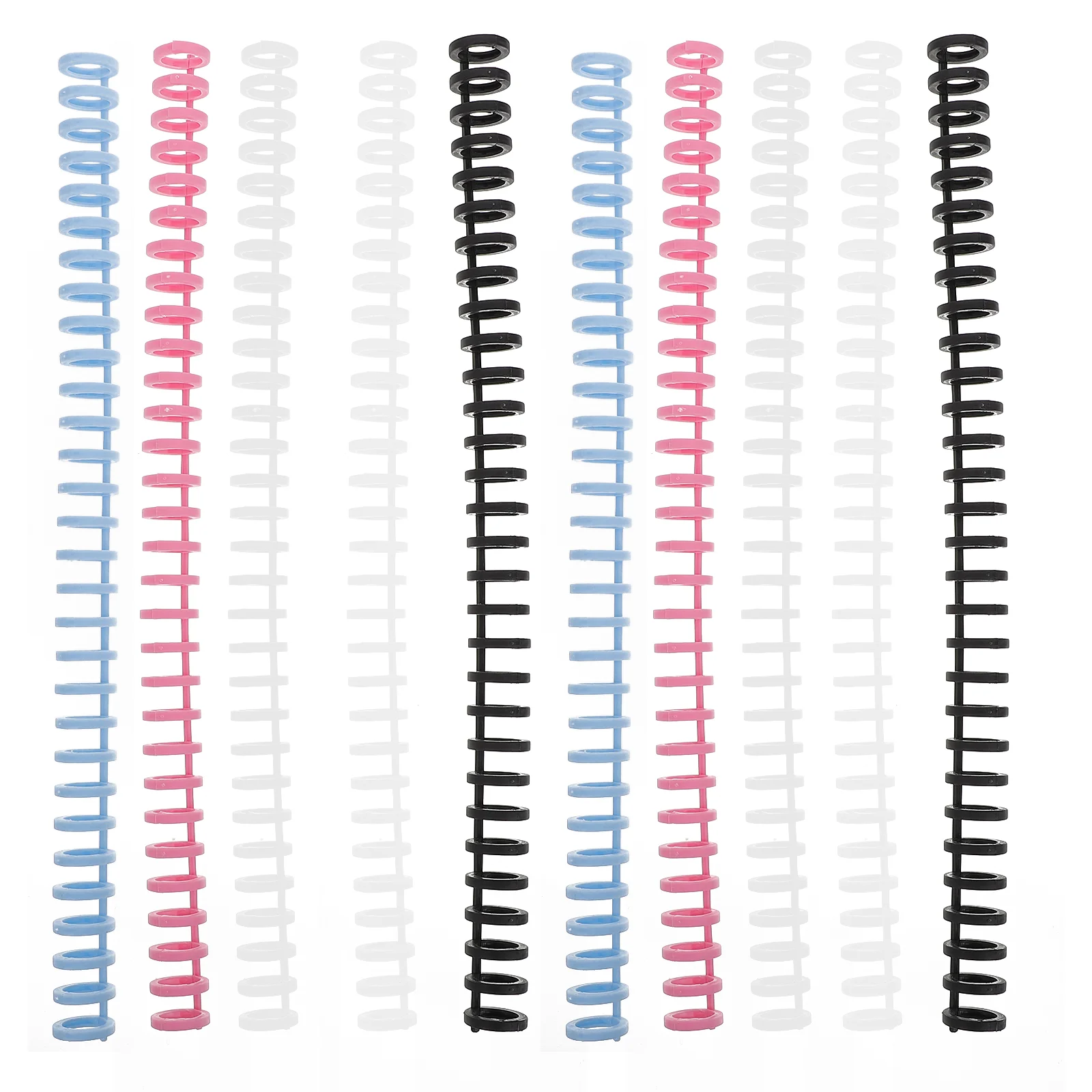 Binding Spiral Coils Spines Notebook Coil Rings Book Loose Leaf Comb Bindings