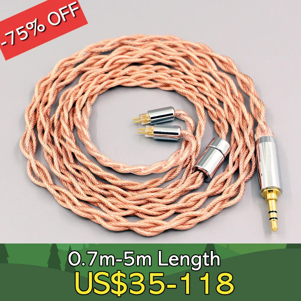 

Graphene 7N OCC Shielding Coaxial Mixed Earphone Cable For 0.78mm DUNU DM480 DM-480 SA3 SA6 LN007789