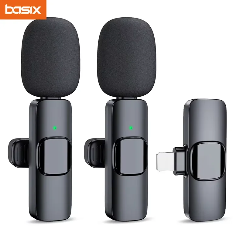 Wireless Lavalier Microphone - Basix 2.4G Portable Mini Mic