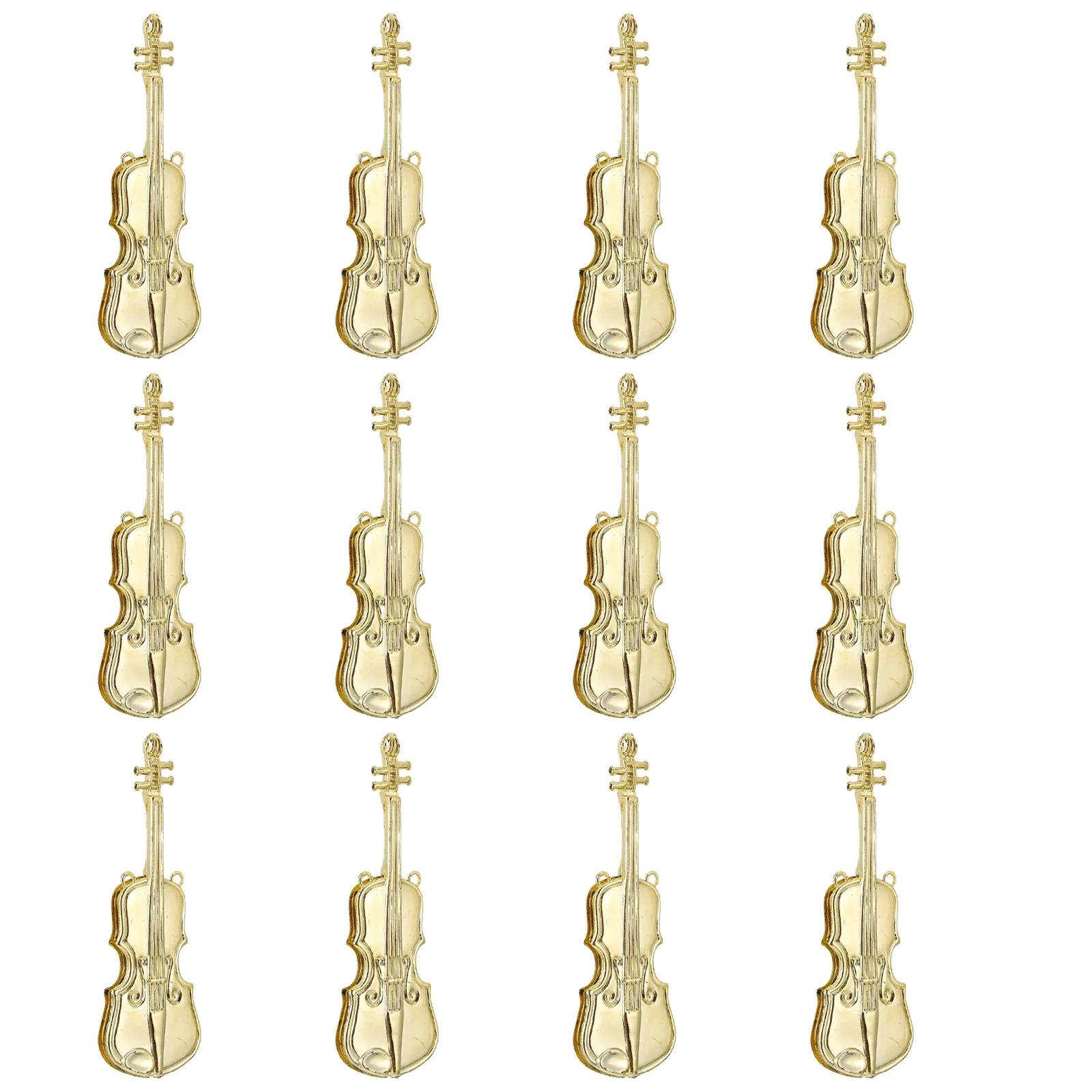 

12pcs DIY Holiday Gifts Christmas Tree Decorations Musical Instrument Model