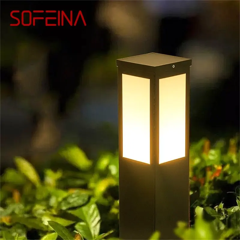 ·SOFEINA Solar Lawn Light Outdoor LED Waterproof Modern Garden Lamp Home Decorative For Villa Duplex Park