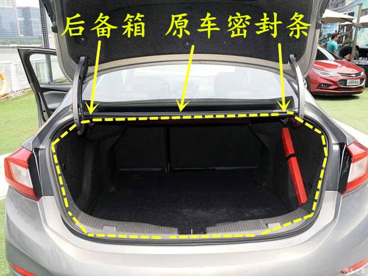 볼보 S40 S60 S80 S90 XC60 V40 V60 프레임 씰링 스트립 트렁크 고무 스트립에 적합