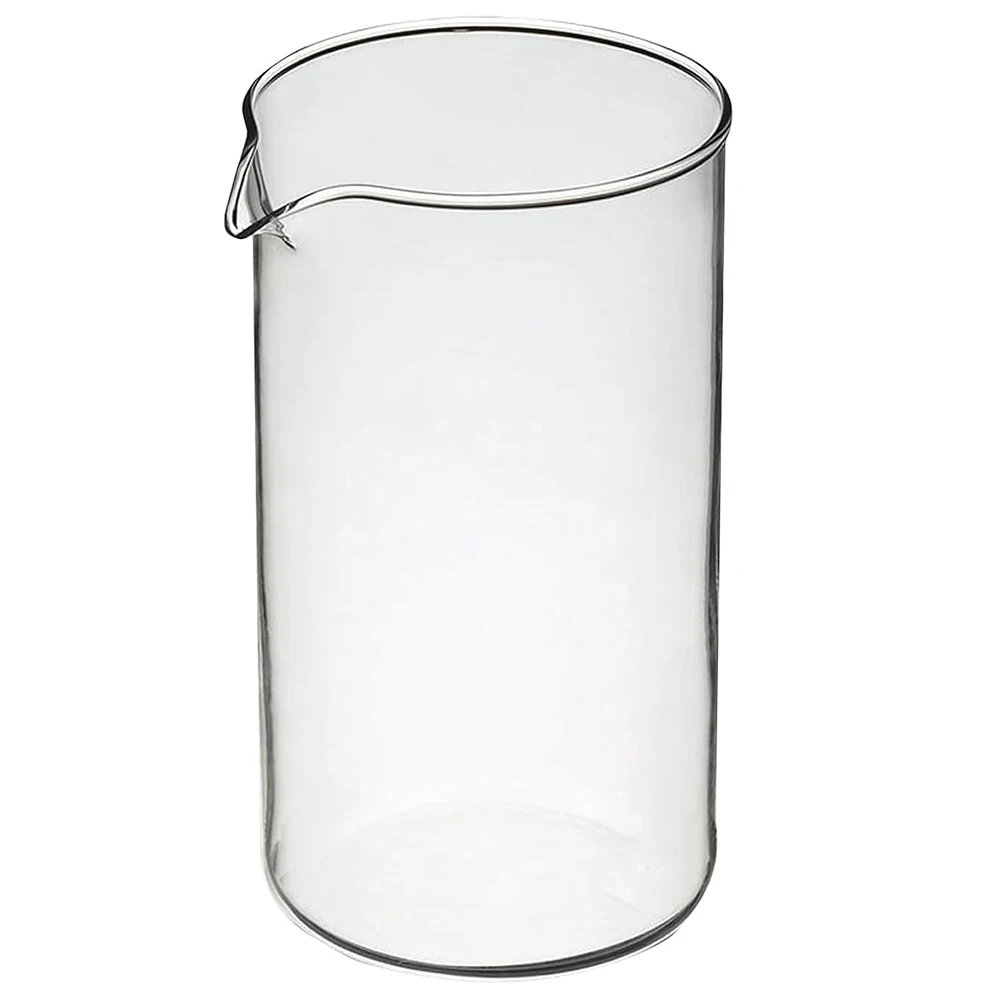 Borosilicate 3.3 Glass Universal Replacement Beaker French Press Coffee and Tea Makers-Enhance Your Brewing Experience glass cup heat resistant coffee glass cup heat resistant glass cup glass water cup