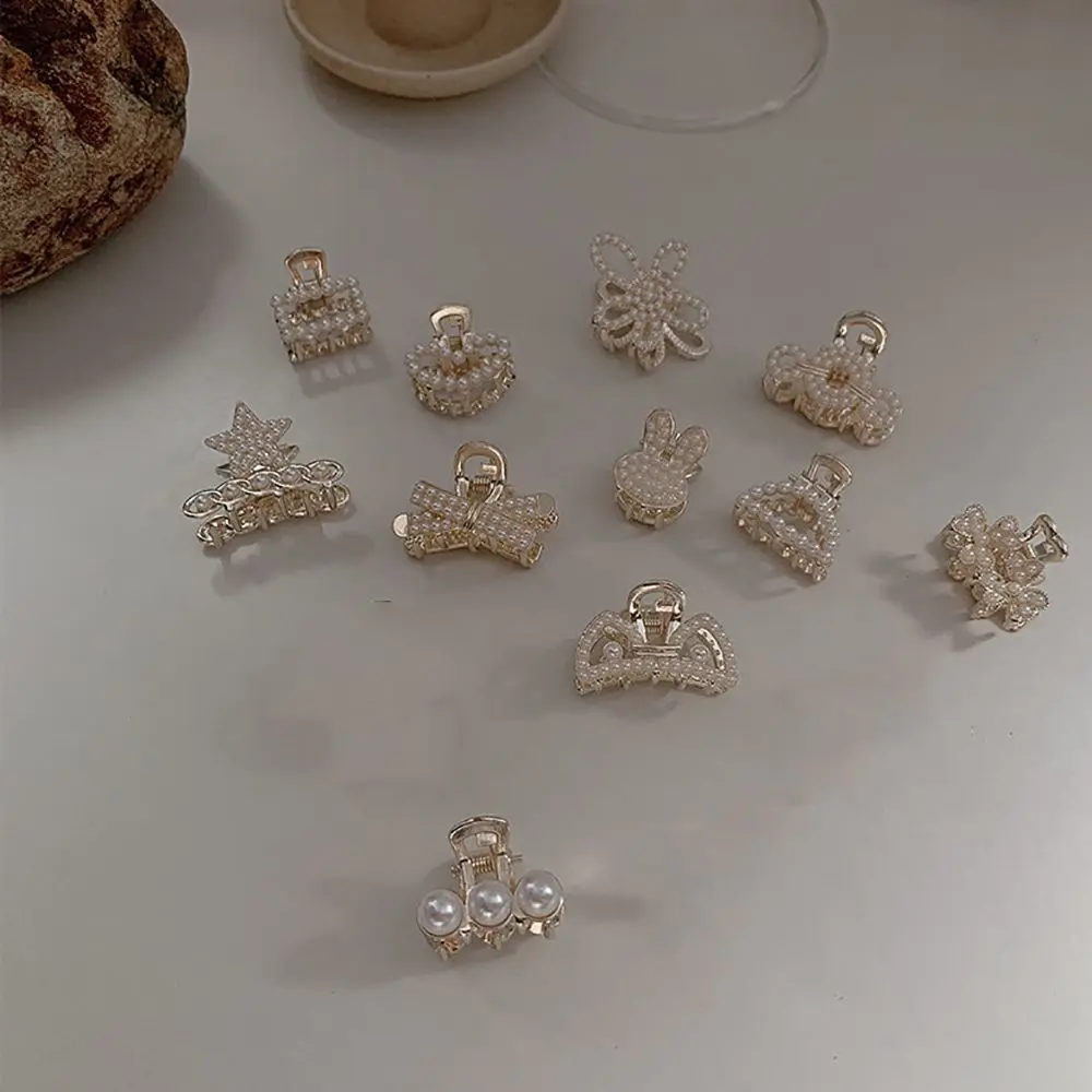 

Cute Lovely Gift Minimalist Style Love Heart Alloy Hair Accessories Small Crab Clip Bow Hair Claw Women Hairpin