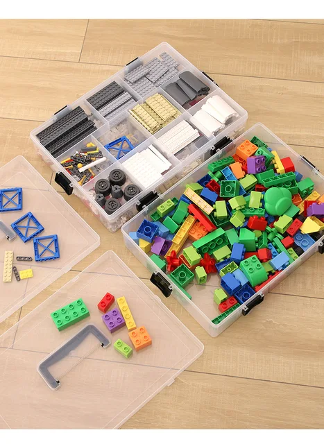 Lego Toy Storage Box, 59/118 Multi-Layer Lattice Toy Building