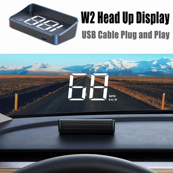 Display Head-Up GPS Elettronica automatica Proiettore HUD Display digitale per tutti gli accessori per tachimetro per auto Accessori per auto KMH/MPH
