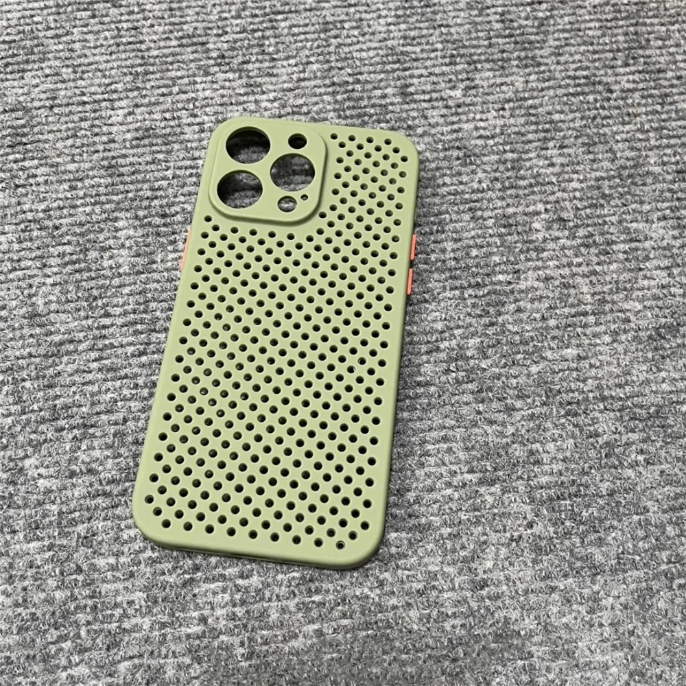 Breathable Cooling Soft Silicone Bumper Back Cover