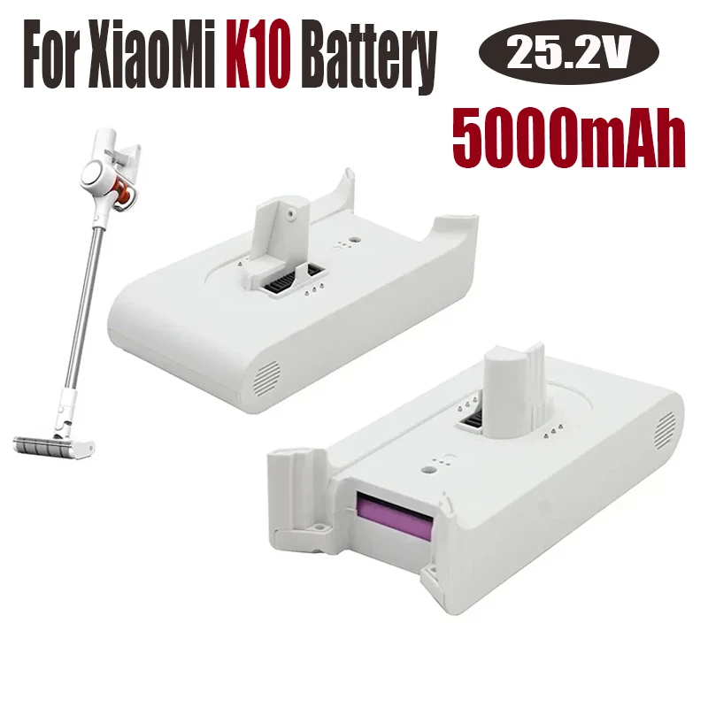 

Оригинальный запасной аккумулятор для Xiaomi Mijia K10, ручной беспроводной пылесос, 5000 мАч, 18650, набор литий-ионных батарей