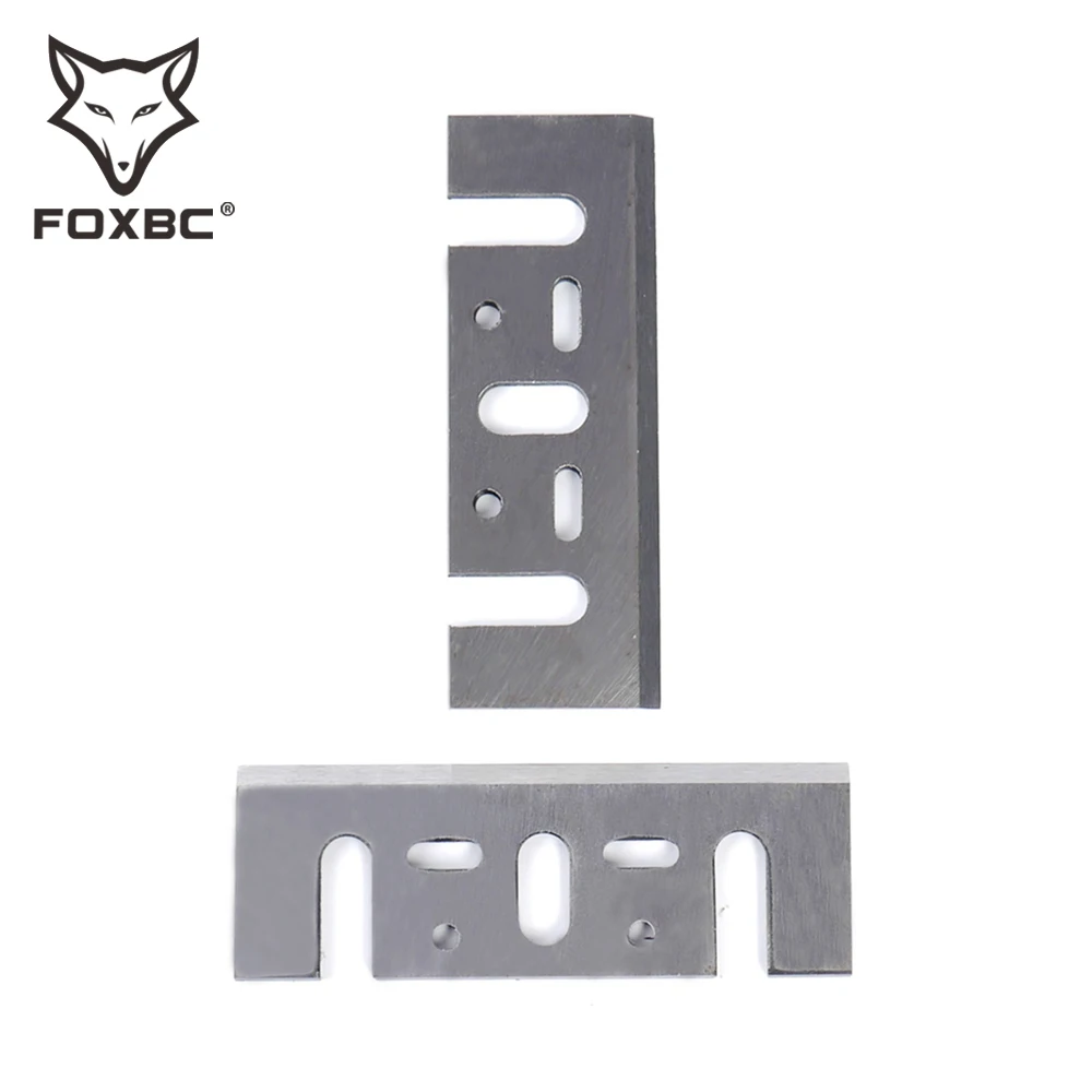 FOXBC 110mm HSS Planer Blade 110mm x 29mm x 3mm for interskol R-110/p110-01 Planer Knife Tool 4PCS woodworking tools planer blades