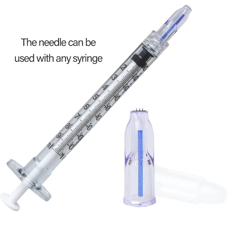 2/5/10/20pcs Nano Soft 3PINS 34G Microneedle 0.6/1.0/1.2/1.5 Disposable Sterile Packaged Crystal Multi needle