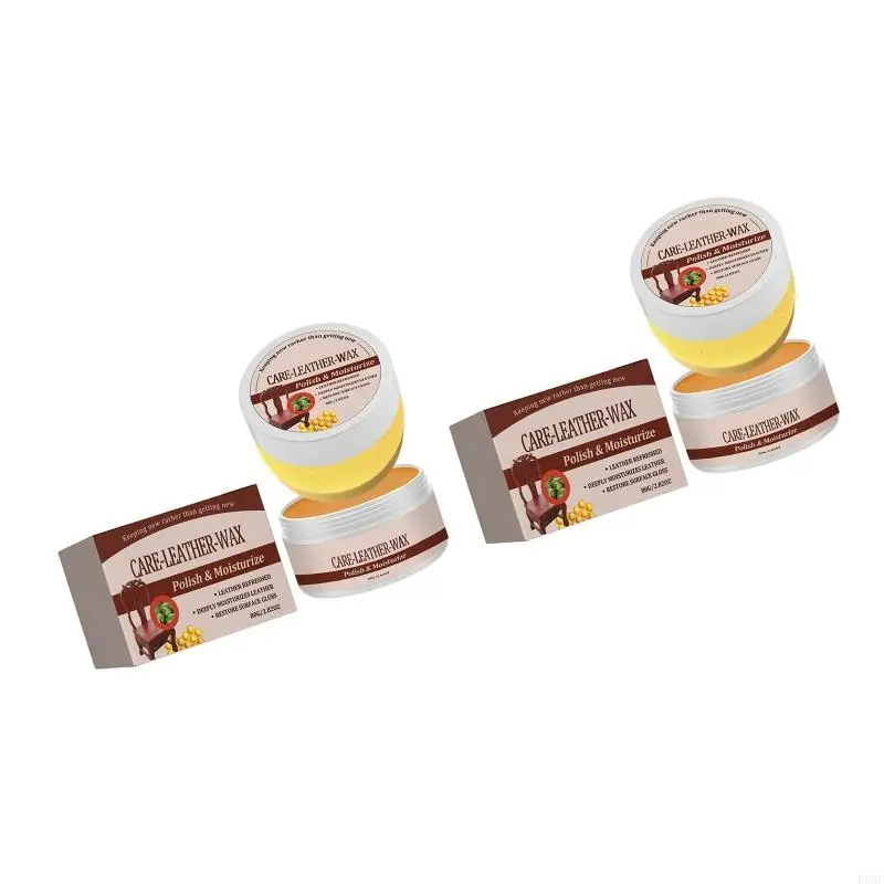R58C Leather Care Kits,Care Leather Wax,Leather Conditioner Waterproof Soften and Restores Shoe,Saddles,Jackets,Purses,Glove