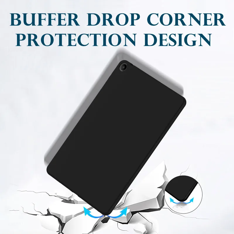 Flexible Soft Silicone Black Shell Back Cover