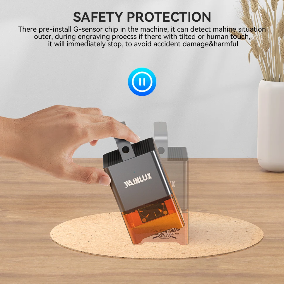 Wainluxz4-ポータブルレーザー彫刻機,ミニデバイス,金属および