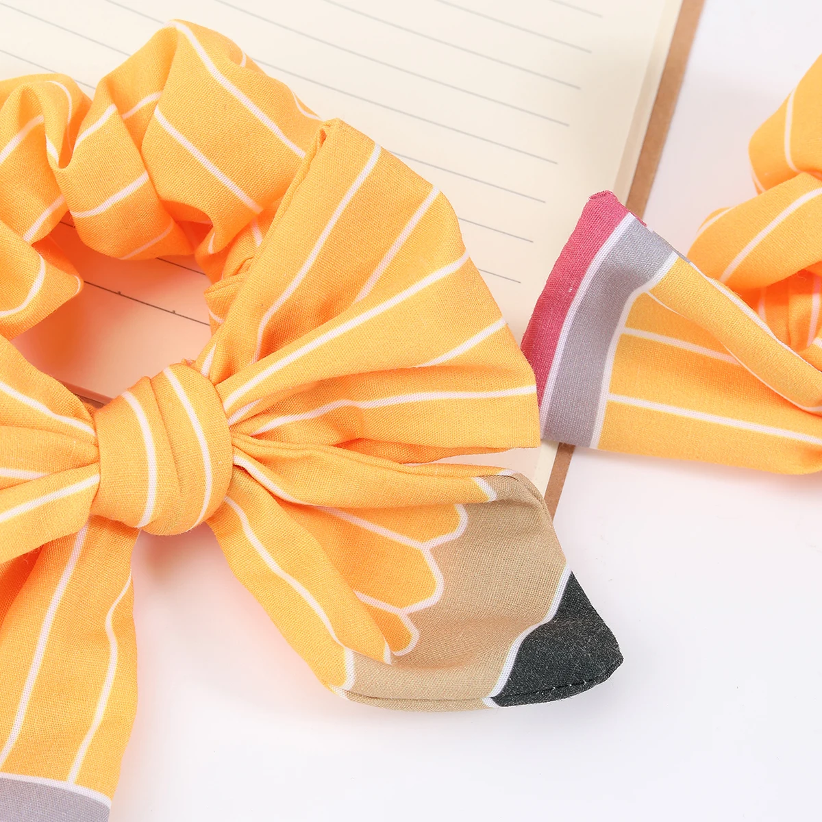 2 stücke zurück zur Schule Bogen Haars pangen Set für Mädchen niedlichen Bleistift Bogen Haarband Haars pangen Haarschmuck für Mädchen Kinder Geschenke – Detail 11