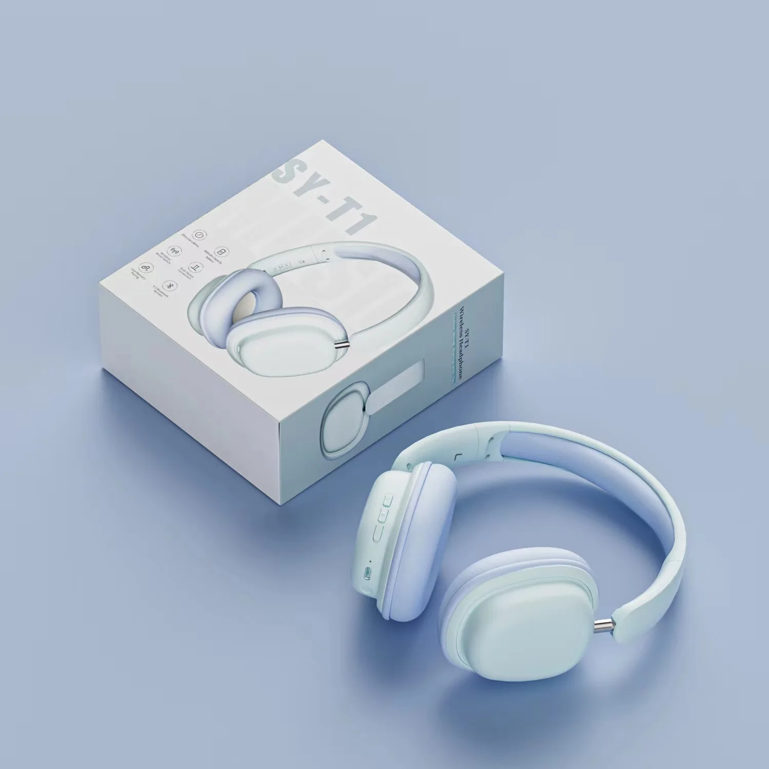 

wireless bluetooth headphones With noise reduction function Head mounted
