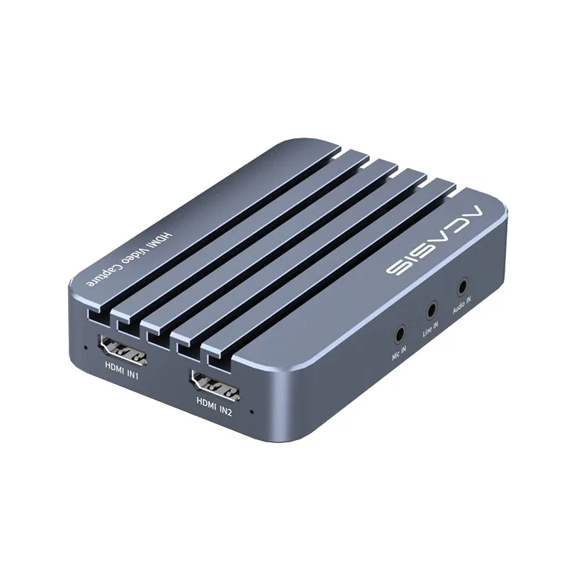 

ACASIS 2-Channel HD Video Capture Card 4K/60Hz Input/Loopout 1080P USB Video Capture Support Live Streaming/Game/Camera