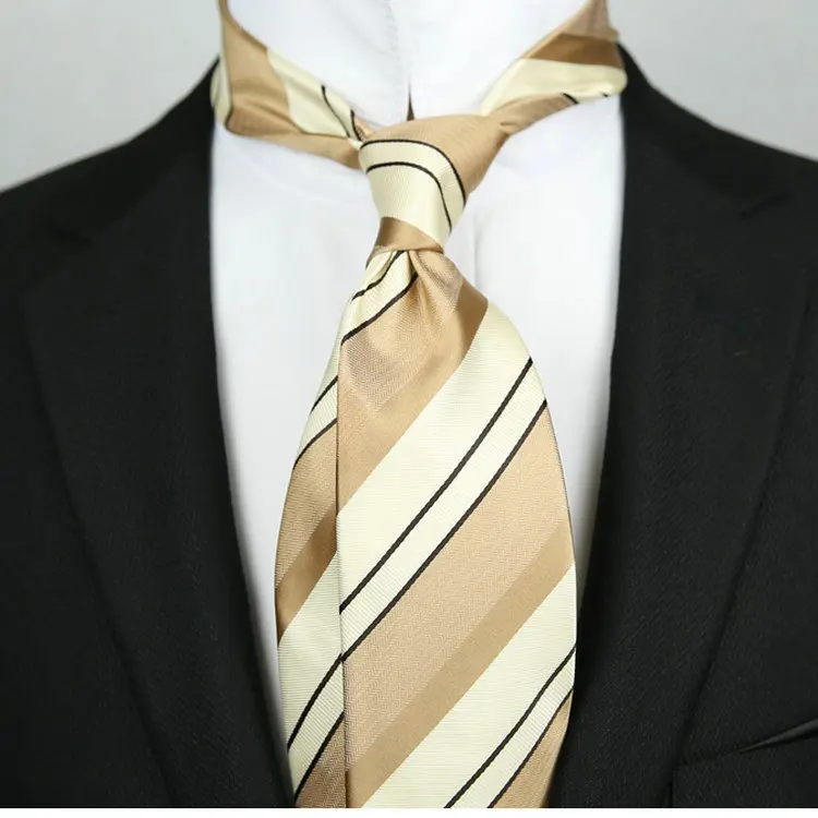 8cm Luxus-Krawatte für Herren Business Jacquard-Krawatte Corbata Vintage Accessoires Bräutigam-Anzüge Formelle Herren-Geschenke Krawatten – Detail 13