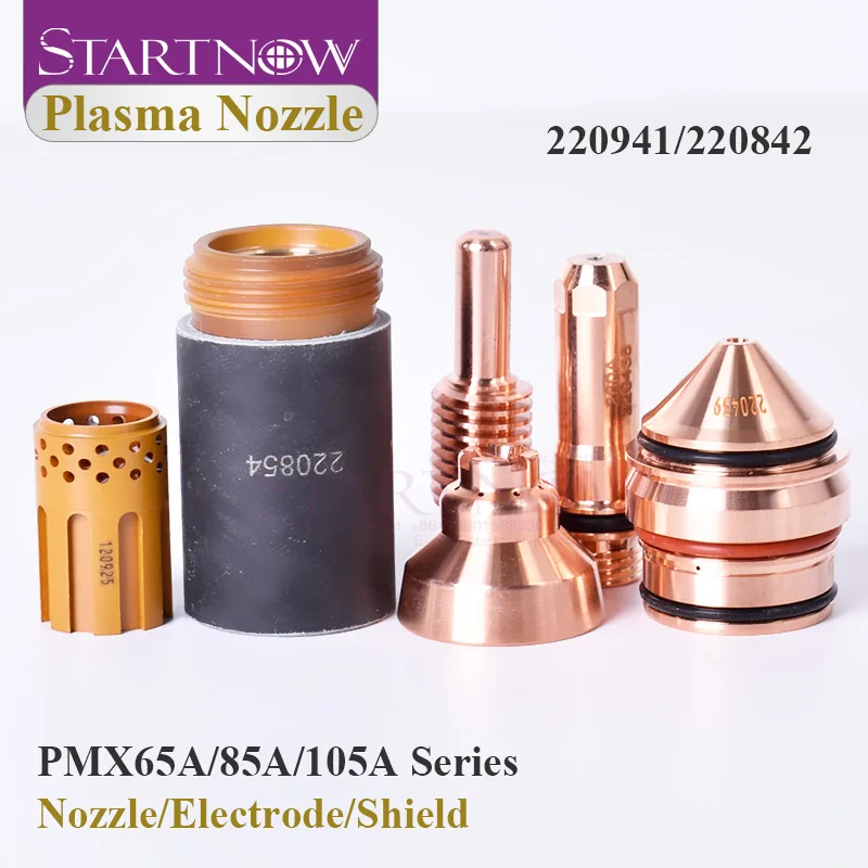 Startnow Plasma Cutter Nozzle 220842 220816 220941 220990 Electrode PMX65/85/105A 220818 220819 220857 220854 Cutting Consumable