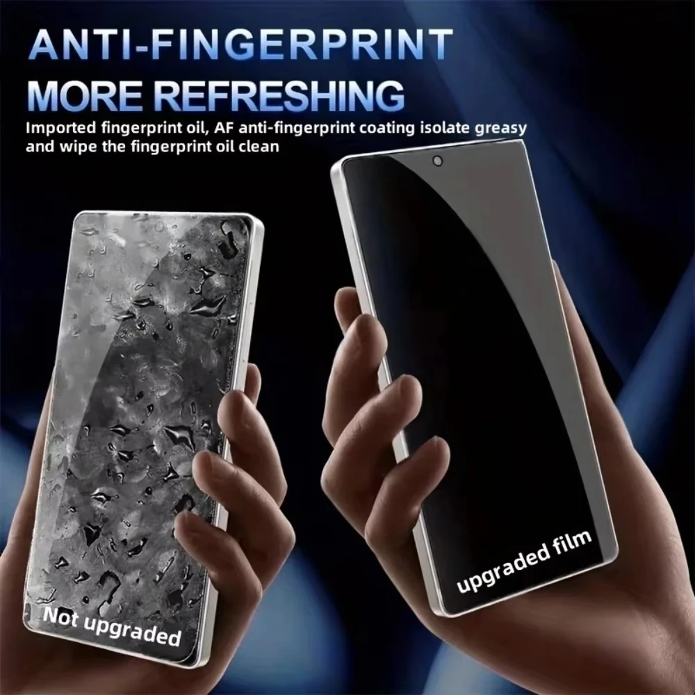 Premium Privacy Screen Protector - Tempered Glass Film (1-2 Pack)