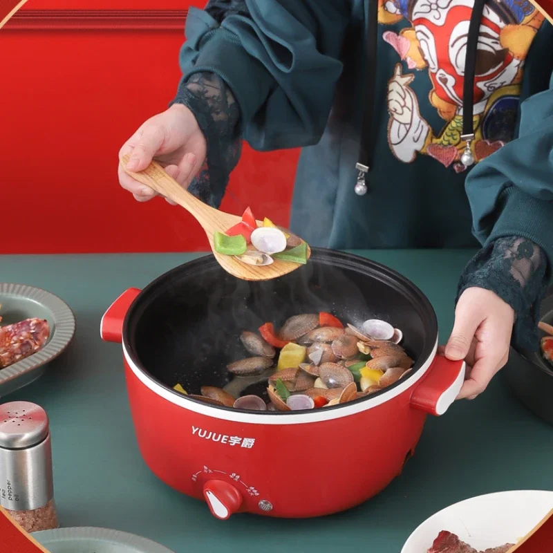 Multifunctional household dormitory student small electric pot cooking noodles electric hot pot electric cooking wok cooking 3