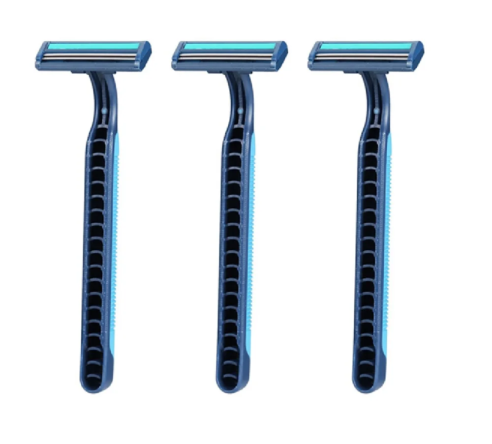 3pcs Men Safety Traditional Classic 2 Layers Blade Hair Shaving Razor Trimmer Manual Stainless Steel Machine Epilator | Красота и