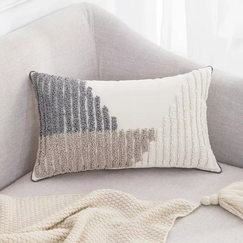 Bohemian Tassel Cotton Linen Pillow Cover