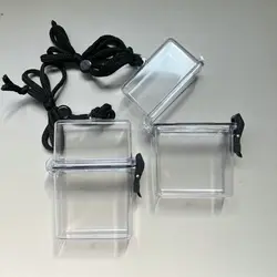 Waterproof Portable Photocard Storage Box - New Sealed Album Case with Card Sleeve Holder (Transparent)