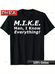 Expertly Designed I Know Everything Men's Cotton T - Shirt - Casual, Comfortable, and Creatively Aesthetic - M (Black)