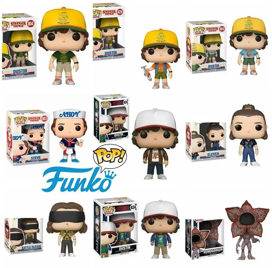 thumbnail image 2 of FUNKO POP NUEVO Battle Eleven 826# 511# 421# Dustin&Dart 593# Steve 803# Dustin 804# 424# 828# Figuras de acción Juguetes, 2 of 5