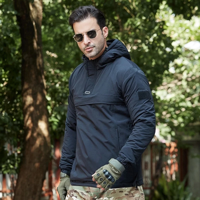 

Brand Tactical Men's Fleece Parka Winter Thick Warm Sweater Coat Military Camouflage Outdoor Hunting Hiking Hoodie Clothin