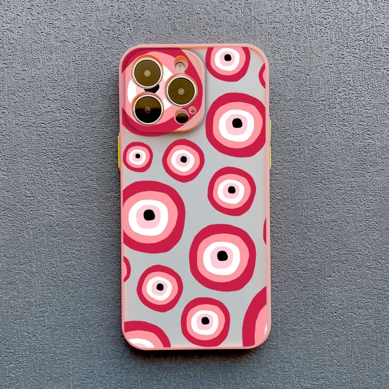 Modische Gruselige Rote Augen Handyhülle für iPhone 17 14 15 16 Pro Max Plus 11 12 13 Mini Pro Max X XR XS Stoßfeste Rückseiten-Cover – Detail 9