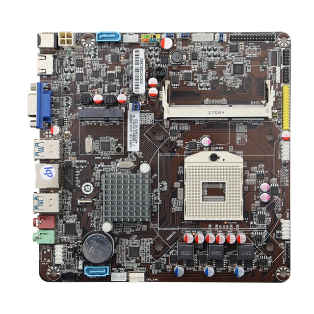 Elsa Hm65 Mini Itx Motherboard Pga 989b Ddr3 Support Intel Core I3/i5/i7  Pentium Celeron Cpu For Gaming Pc Gamer New - Motherboards - AliExpress