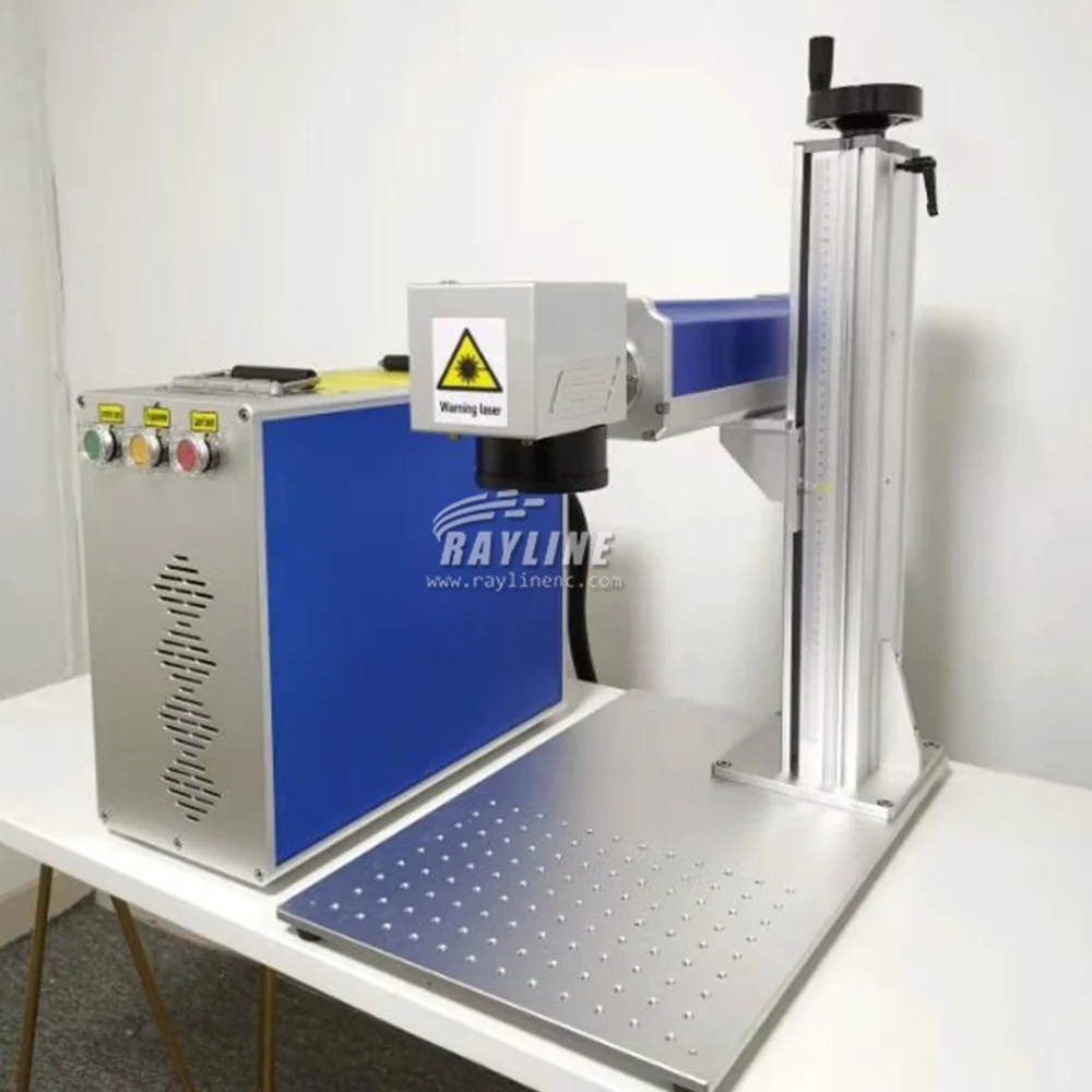 CNC Hot JPT Portable Small Mini Fiber laser marking machine 20w 30W 50W For Metal Leather Wood Ceramics Glass Print