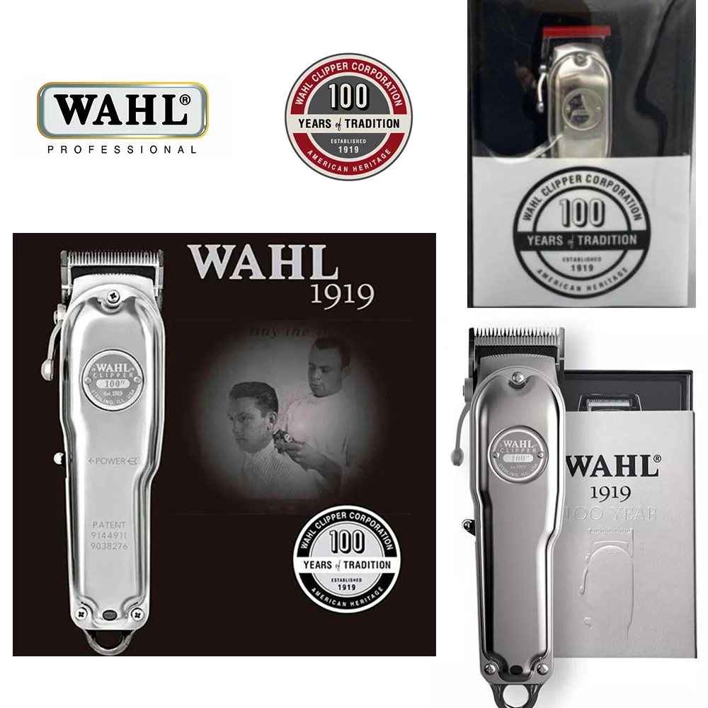 

Wahl 1919 Professional 5 Star Series Metal Edition Cordless Magic Clip 100 YEARS Anniversary Limited Edition 90 Minute Run Time