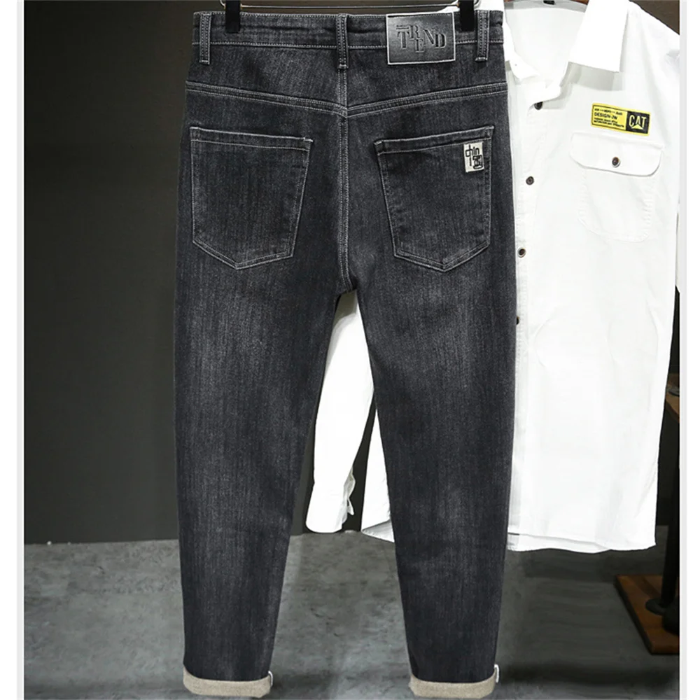 Men Classic Jeans Denim Jean Homme Pantalones Hombre Men Mannen Soft Black Biker Masculino Denim Overalls Mens Pants jeans
