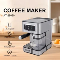 Home American Coffee Machine Small Office Semi-automatic Coffee Machine Portable High-pressure Steam Italian Coffee Machine 2