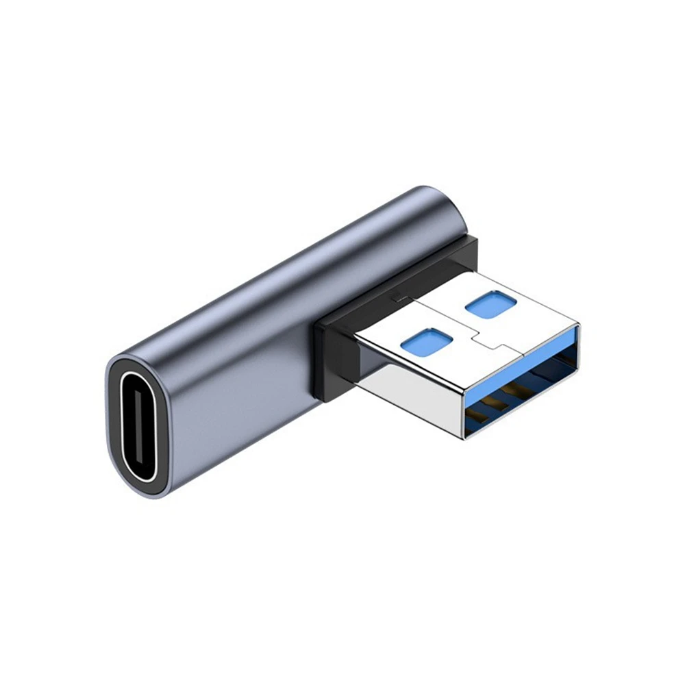 

Переходник под прямым углом 90 ° Type C Женский на USB 3,0 Мужской стандартный адаптер G32B
