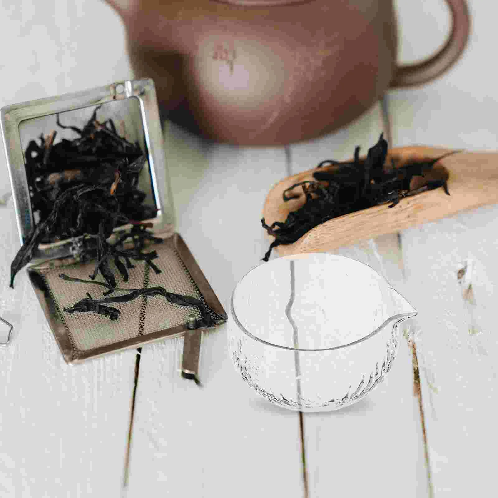 Tea Set Matcha Bowl Japanese Ceremony Cup Mixing Japanese-style Household with Spout Glass Daily tea cup