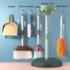 Kids Cleaning Set Duster Dustpan Mop Housekeeping Tools Role Play for Party Toy 6