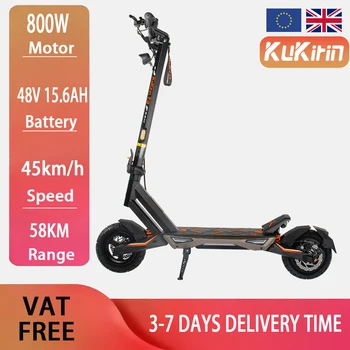 Nuovo Monopattino Elettrico Pieghevole Kukirin T3 per Adulti 2026, Batteria 48V 15.6AH, Motore 800W, Pneumatici Fuoristrada da 10 Pollici