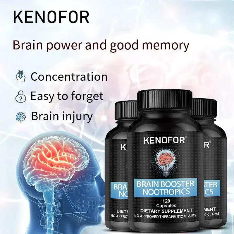 

KENOFOR BRAIN SUPPLEMENTS - Helps Improve Memory and Concentration, Boost Neurological Energy and IQ Health