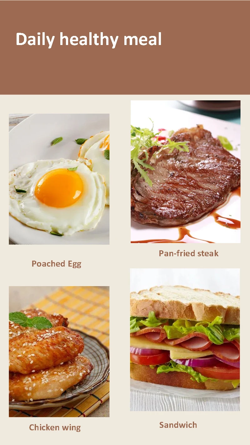 3 In 1 Frying Pan Crepe Maker Thickened Omelet Pan Non Stick 30Cm