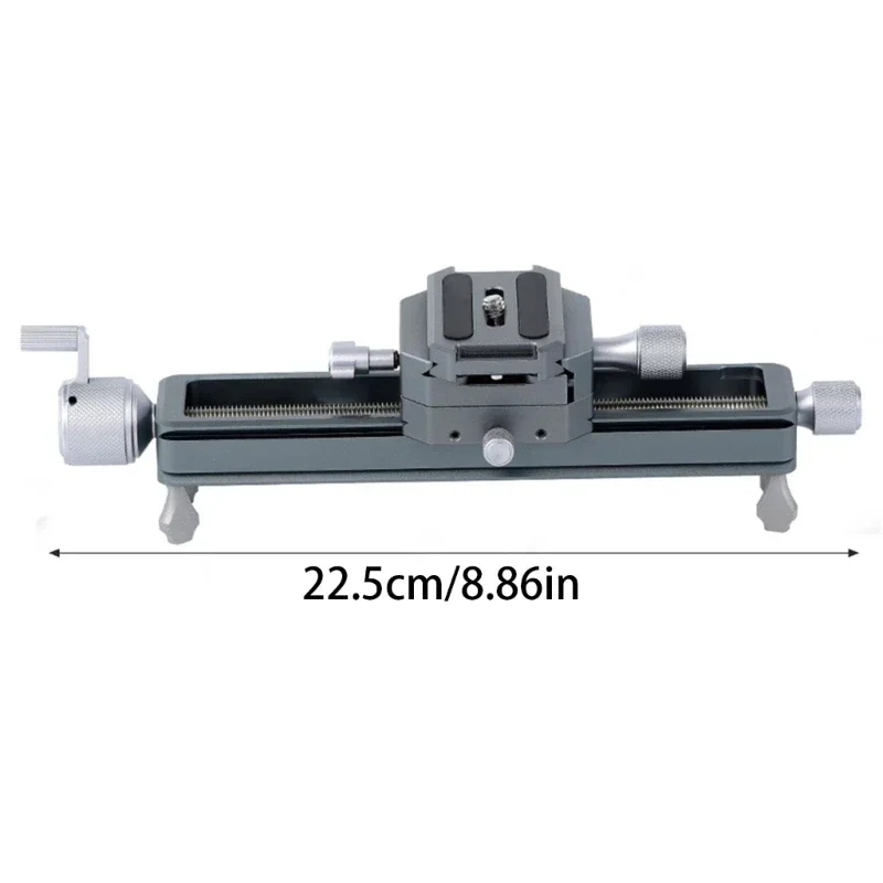 MR-180II 180mm Portable Desktop Video Shooting Slide Professional Macro Slider for Detailed Photography Detachable Design