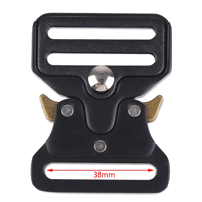 Metal Bag Buckle 38mm 25mm for Webbing DIY Bag Luggage Clothes Accessories Clip