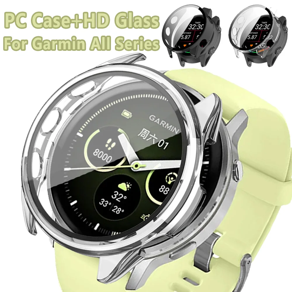 Enhanced Clear Protective Shell with HD Tempered Glass – Full Coverage