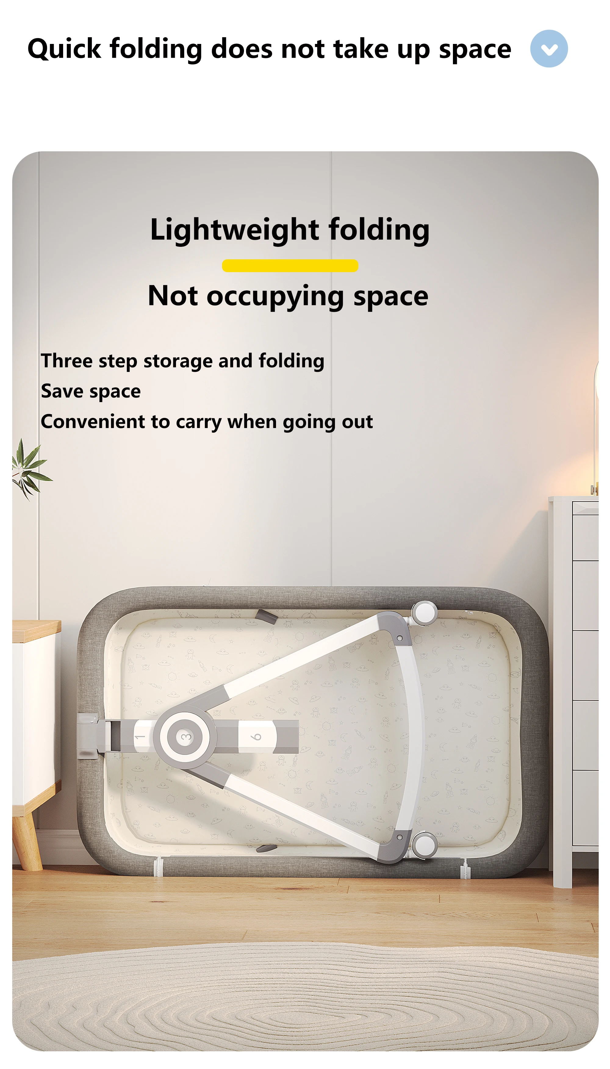 assembly details of crib frame