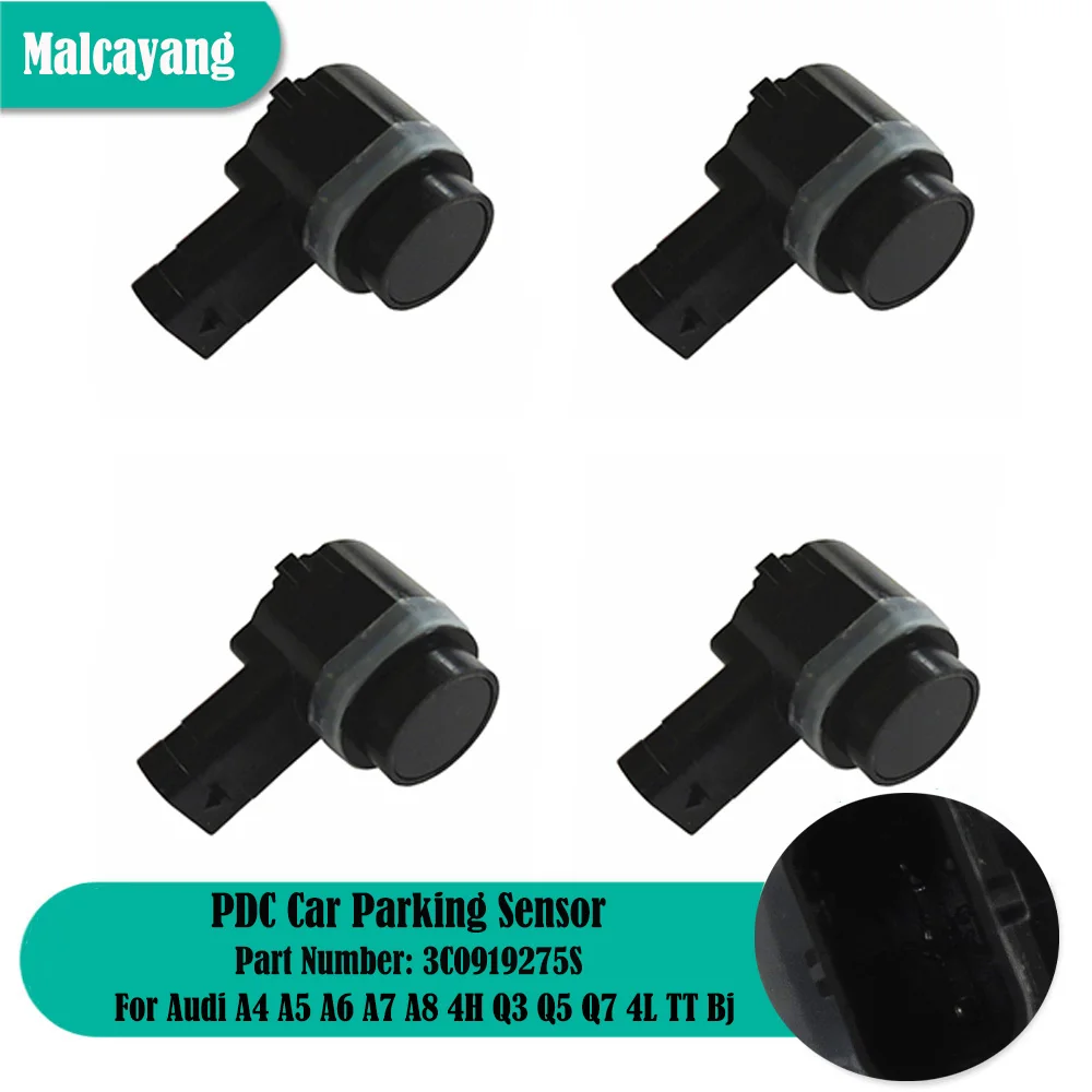 

3C0919275S High Performance 4PCS Parking Sensor Assist Object Sensor PDC sensor For Audi A4 A5 A6 A7 A8 4H Q3 Q5 Q7 4L TT Bj