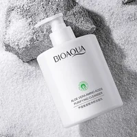BIOAQUA Aloe Vera Facial Cleanser skincare Moisturizing Refreshing Oil Control Remove Blackheads Face Wash Foam Face Cleanser 1